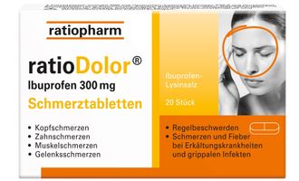 ratioDolor Ibuprofen 300 mg Schmerztabletten