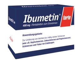 Ibumetin forte 400 mg - Filmtabletten