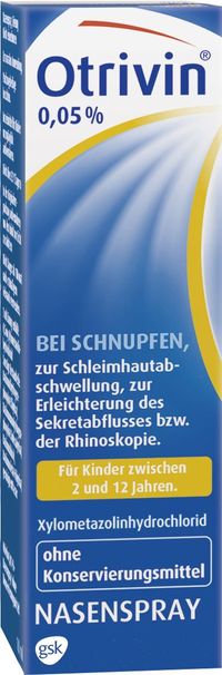 Otrivin 0,05 % - Nasenspray ohne Konservierungsmittel