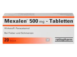 Mexalen 500 mg - Tabletten