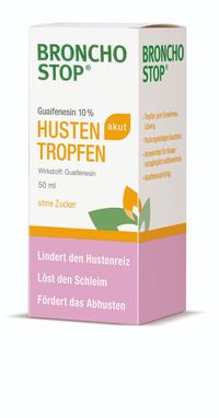 BRONCHOSTOP Guaifenesin 10% akut Hustentropfen