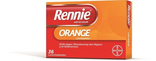 Rennie Antacidum Orange - Lutschtabletten