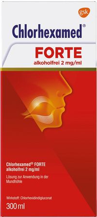 Chlorhexamed Forte alkoholfrei 2 mg/ml - Lösung zur Anwendung in der Mundhöhle
