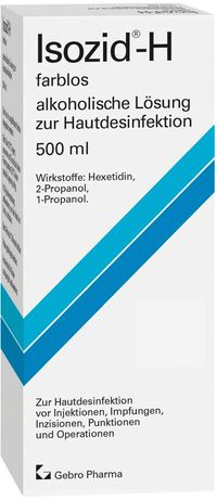 Isozid - H farblos - alkoholische Lösung zur Hautdesinfektion