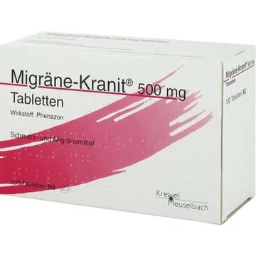 Migräne-Kranit 500 mg Tabletten