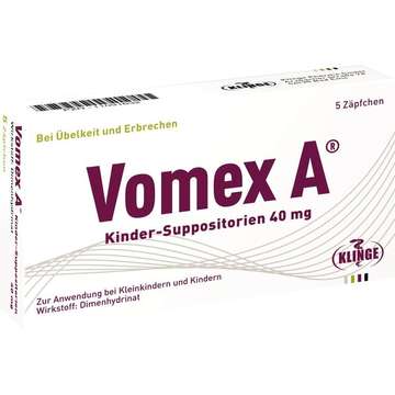 Vomex A Kinder-Suppositorien 40 mg
