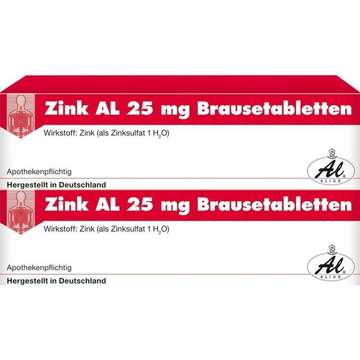 Zink AL 25 mg Brausetabletten