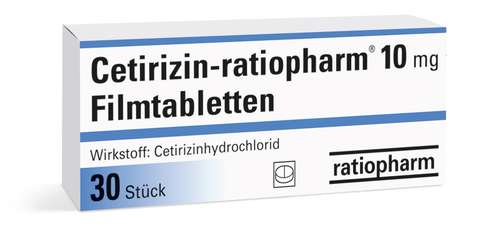 Cetirizin-ratiopharm 10 mg Filmtabletten