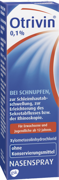 Otrivin 0,1 % - Nasenspray ohne Konservierungsmittel