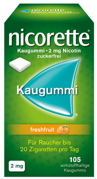 Nicorette Freshfruit 2 mg - Kaugummi zur Raucherentwöhnung
