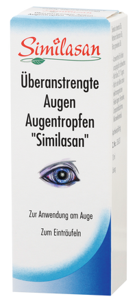 Überanstrengte Augen Augentropfen "Similasan"