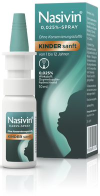 Nasivin Kinder sanft 0,025 % - Spray