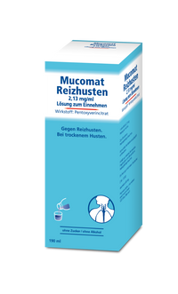 Mucomat Reizhusten 2,13 mg/ml Lösung zum Einnehmen