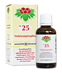 Nr. 25 Verletzungstropfen zum Einnehmen "Mag.Doskar"