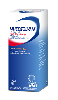 Mucosolvan 15 mg / 5 ml - Saft für Kinder