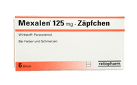 Mexalen 125 mg - Zäpfchen