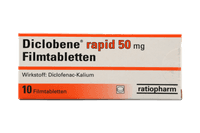 Diclobene rapid 50 mg - Filmtabletten