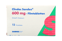 Clindac Sandoz 600 mg - Filmtabletten