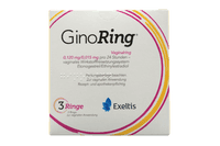 GinoRing Vaginalring 0,120 mg/0,015 mg pro 24 Stunden - vaginales Wirkstofffreisetzungssystem