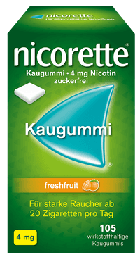Nicorette Freshfruit 4 mg - Kaugummi zur Raucherentwöhnung