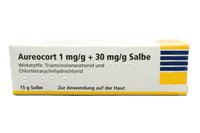 Aureocort 1 mg/g + 30 mg/g Salbe