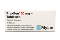 Praxiten 50 mg - Tabletten
