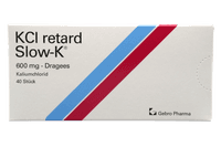 KCl retard Slow-K 600 mg - Dragees