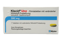Klacid Uno - Filmtabletten mit veränderter Wirkstoff-Freisetzung