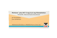 Nomexor plus HCT 5 mg/12,5 mg Filmtabletten