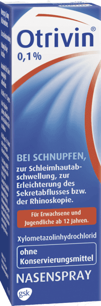 Otrivin 0,1 % - Nasenspray ohne Konservierungsmittel