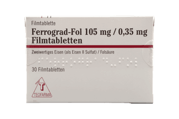 Ferrograd - Fol 105 mg / 0,35 mg Filmtabletten
