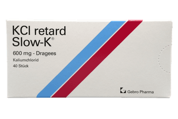KCl retard Slow-K 600 mg - Dragees