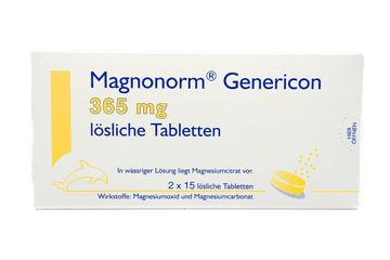 Magnonorm Genericon 365 mg lösliche Tabletten
