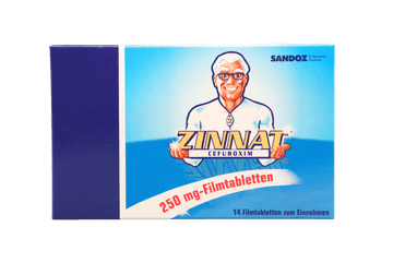 Zinnat 250 mg - Filmtabletten