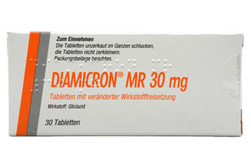 Diamicron MR 30 mg Tabletten mit veränderter Wirkstofffreisetzung