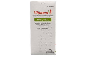 Vimovo 500 mg/20 mg Tabletten mit veränderter Wirkstofffreisetzung