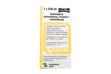 Physiologische Kochsalzlösung "Fresenius" - Infusionslösung
