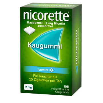 Nicorette Icemint 2 mg - Kaugummi zur Raucherentwöhnung
