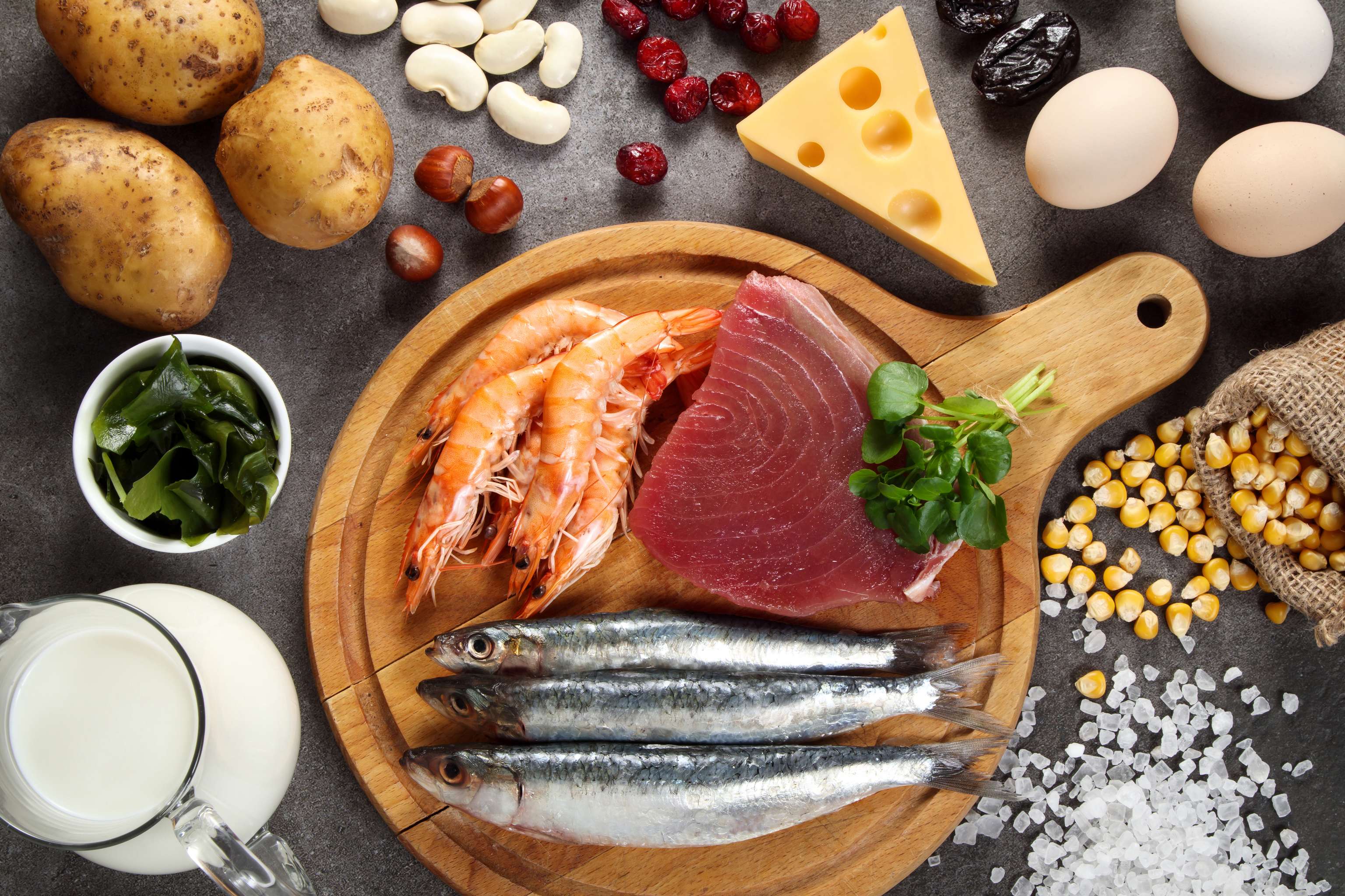 Alimentos ricos en yodo