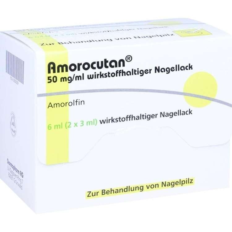 Amorocutan 50 mg/ml wirkstoffhaltiger Nagellack