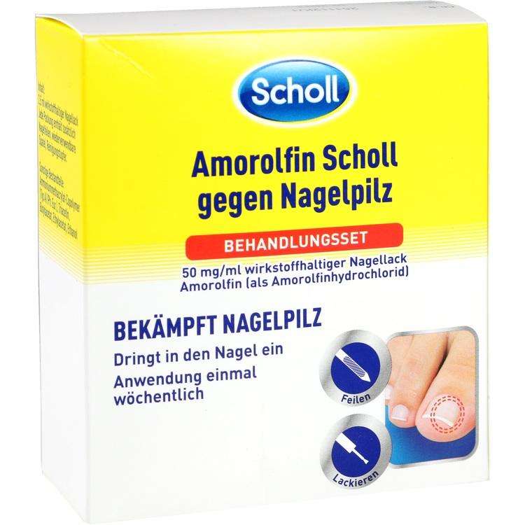 Amorolfin Schollmed gegen Nagelpilz Behandlungsset