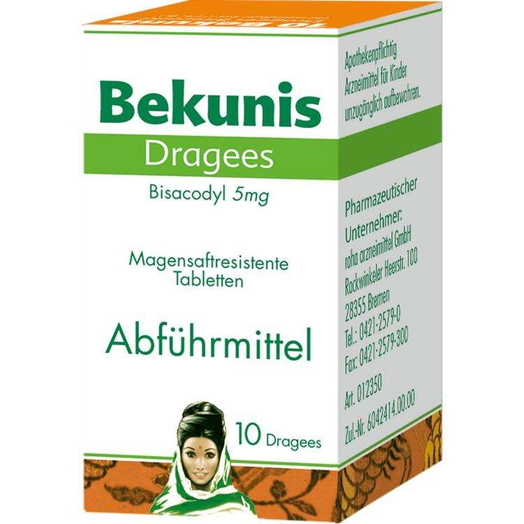 Bekunis Dragees Bisacodyl