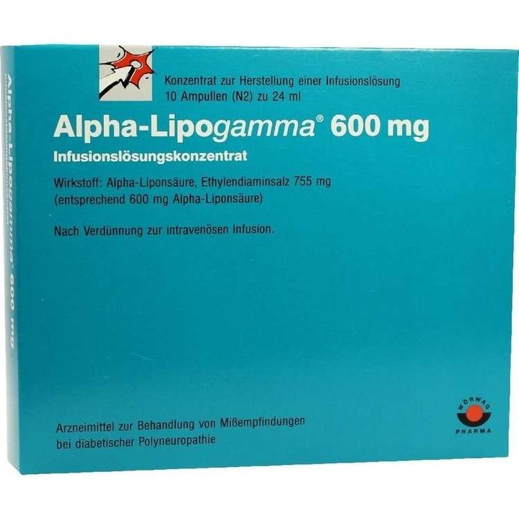 biomo-lipon 600 mg Infusionslösungskonzentrat