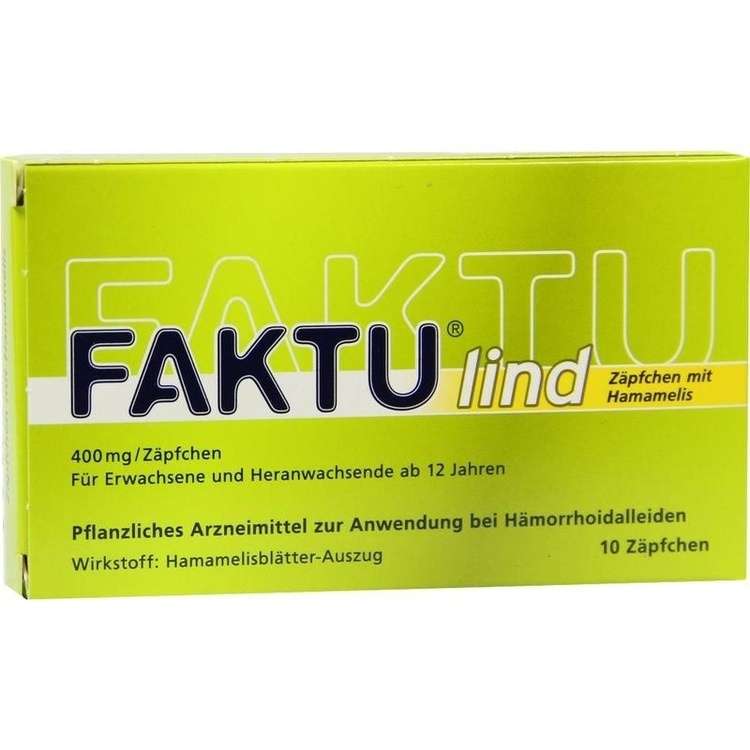 Faktu lind Hämorrhoidenzäpfchen