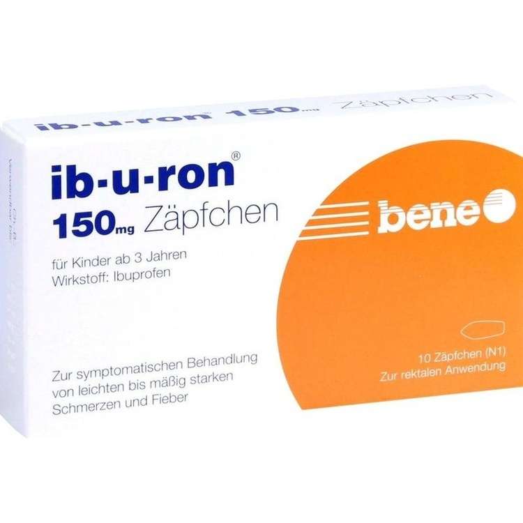 Ibuprofen Pädia 150 mg Zäpfchen
