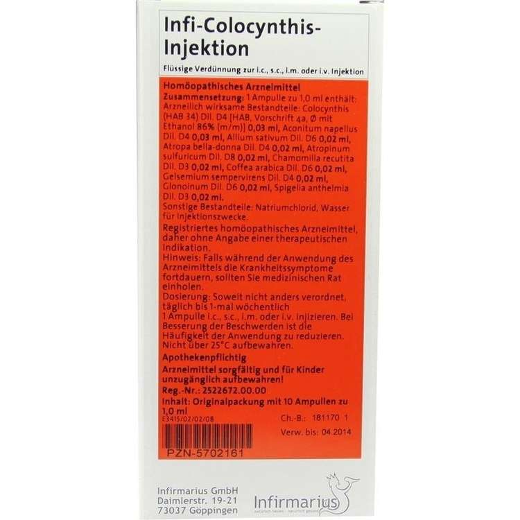 Infi-Colocynthis-Injektion