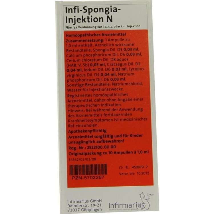 Infi-Spigelia-Injektion
