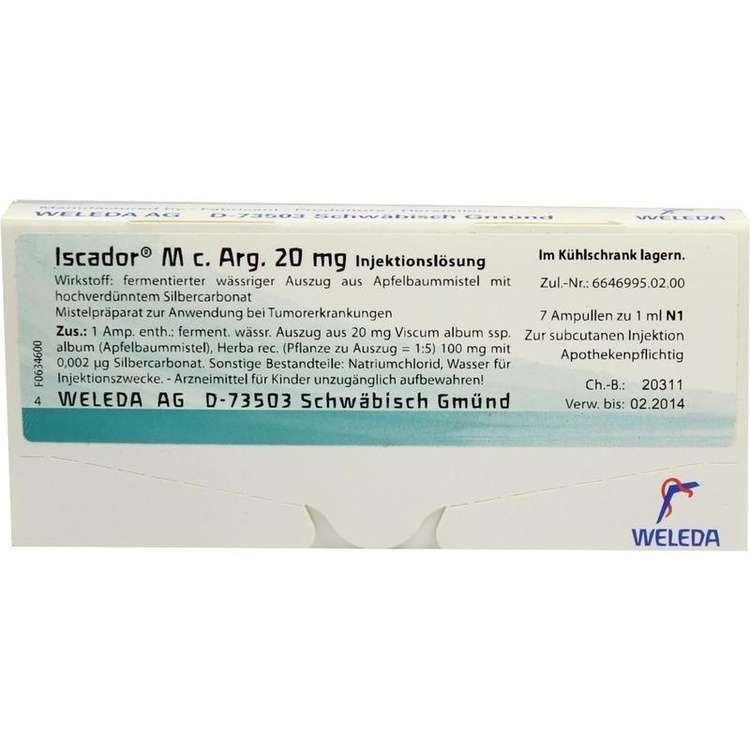 Iscador M c. Arg. 20mg