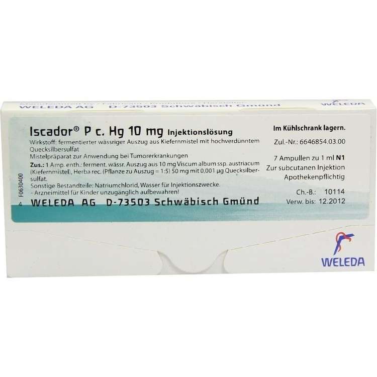 Iscador P c. Hg 10mg