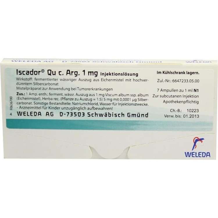Iscador Qu c. Arg. 0,1 mg